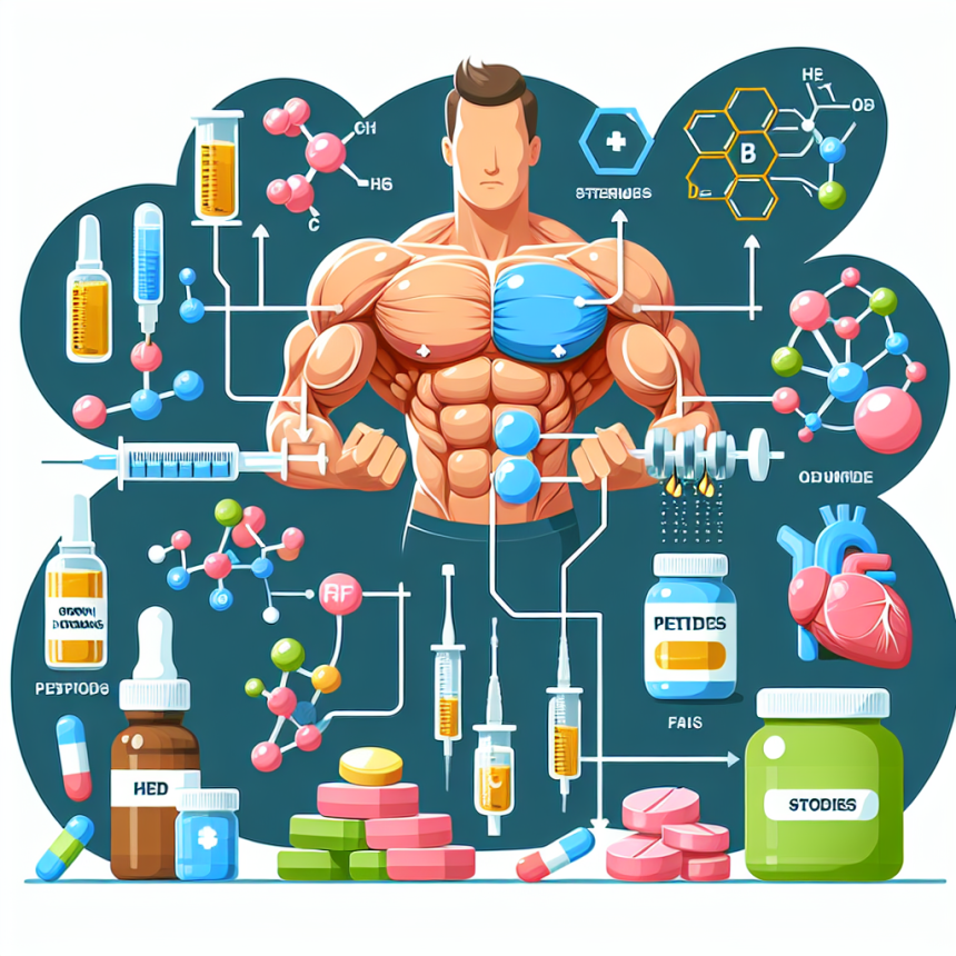 Comment le Mélange de stéroïdes fonctionne avec les peptides, les hormones de croissance et les brûleurs de graisse