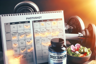 Drostanolone en préparation d'une séance photo : un plan de 10 jours