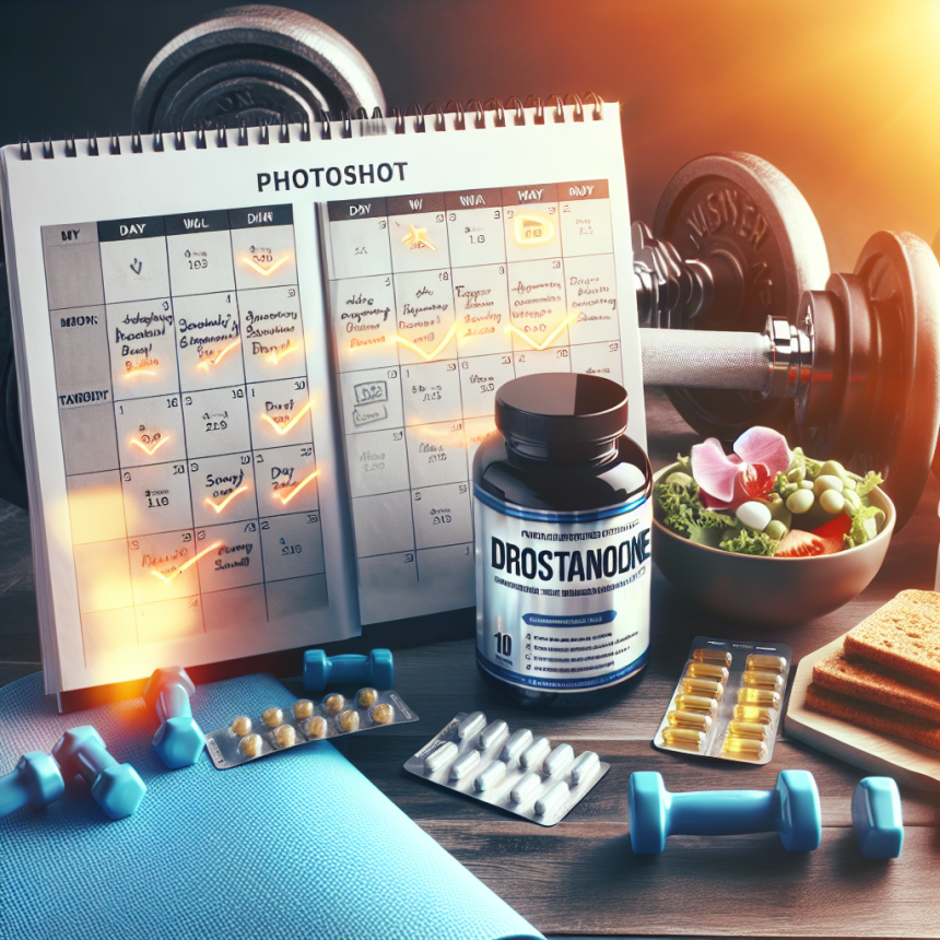 Drostanolone en préparation d'une séance photo : un plan de 10 jours