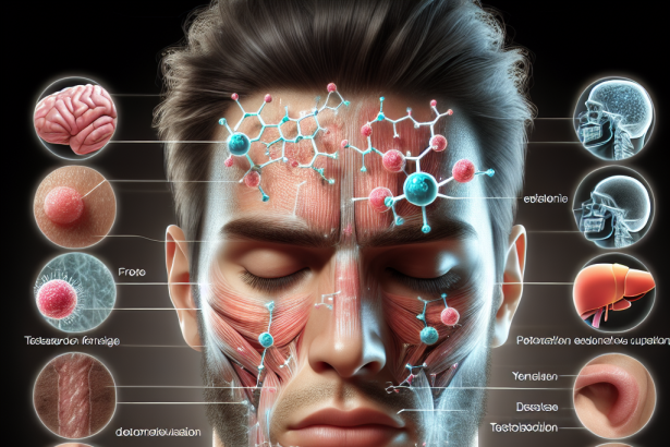 Effet de la suspension de testostérone (aqueuse) sur l'état de la peau