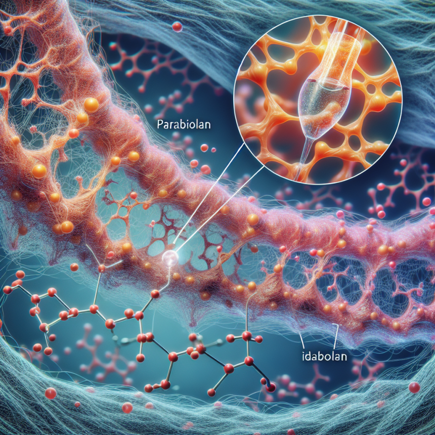 Influence de la perfusion de Parabolan sur la synthèse du collagène dans les tissus sains