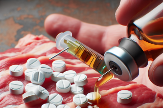 Infusion de comprimés de stanozolol sur la texture de la viande