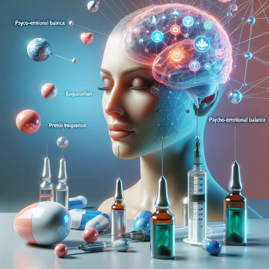 Infusion de peptides pour l'équilibre psycho-émotionnel lors de la gestion du stress