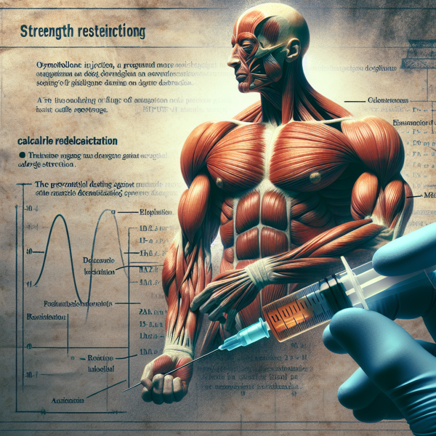 Injection d'oxymétholone : prévention de la fonte musculaire pendant la période de consommation de calories Modification