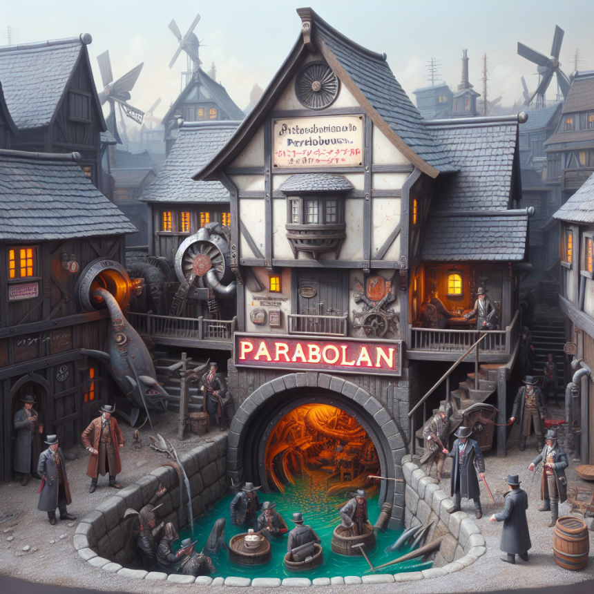 Introduction de Parabolan dans les égouts de la taverne adjacente