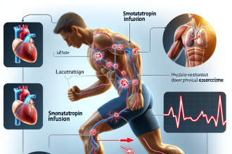 Perfusion de somatropine en complément du lactate pendant l'exercice physique
