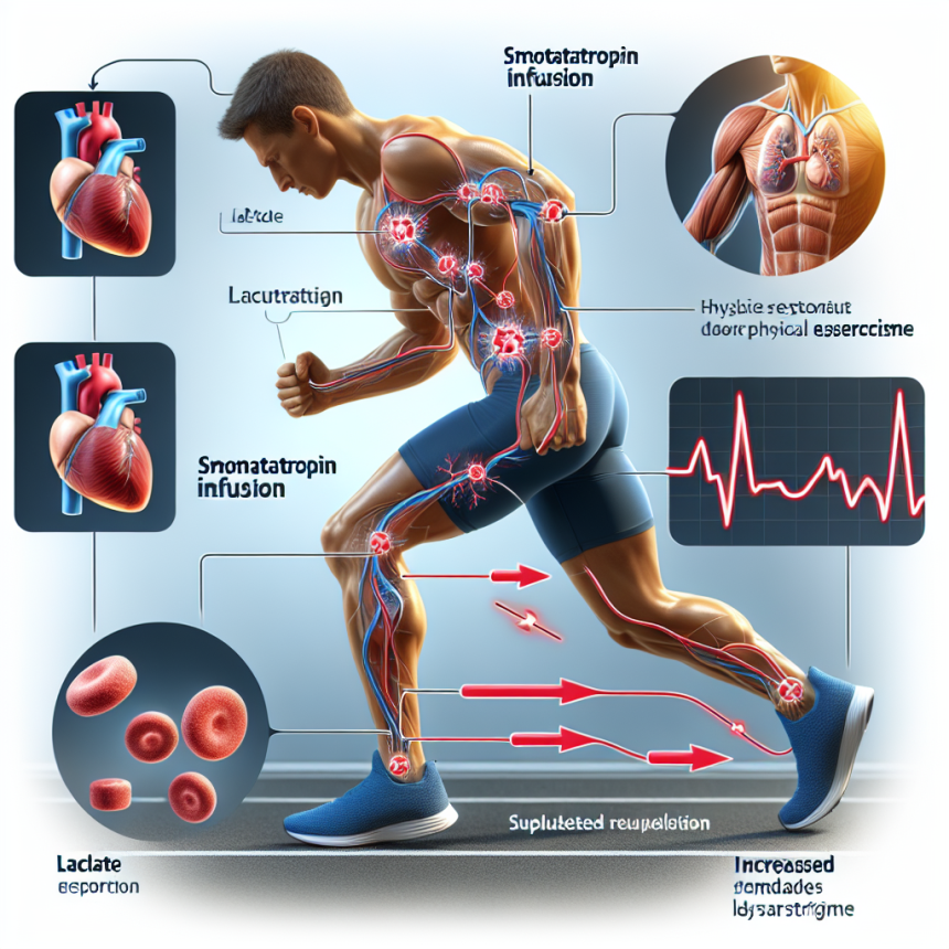 Perfusion de somatropine en complément du lactate pendant l'exercice physique