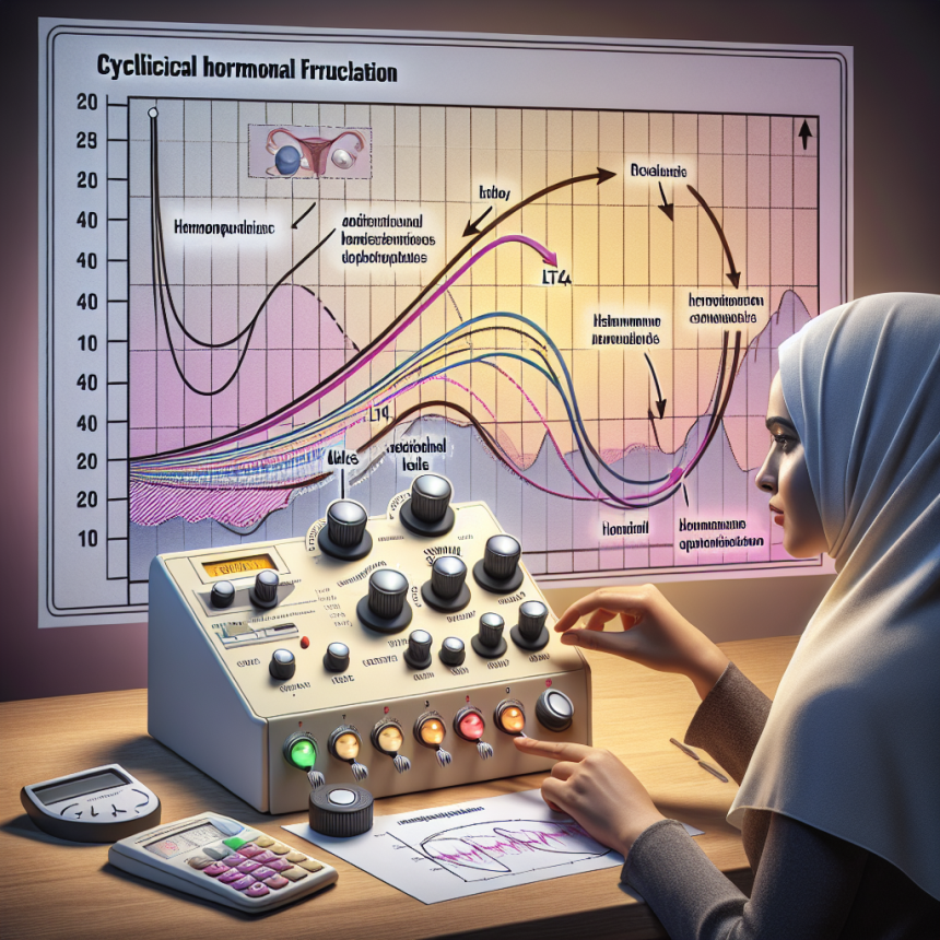 Comment le LT4 sodique affecte les fluctuations hormonales cycliques chez les femmes