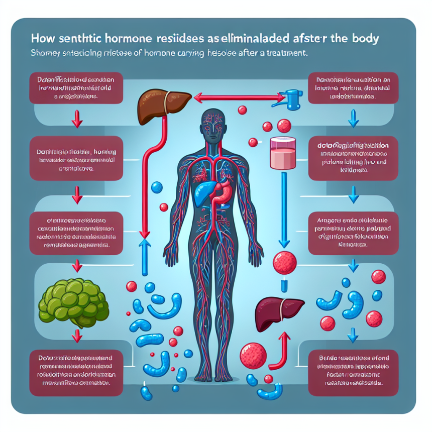 Comment les résidus d’hormones synthétiques sont-ils éliminés après une cure ?