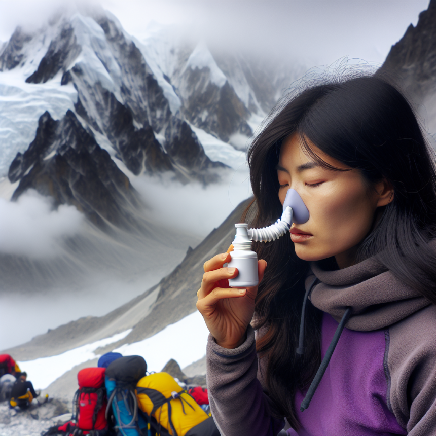 Médicaments nasaux et adaptation à l'altitude en alpinisme