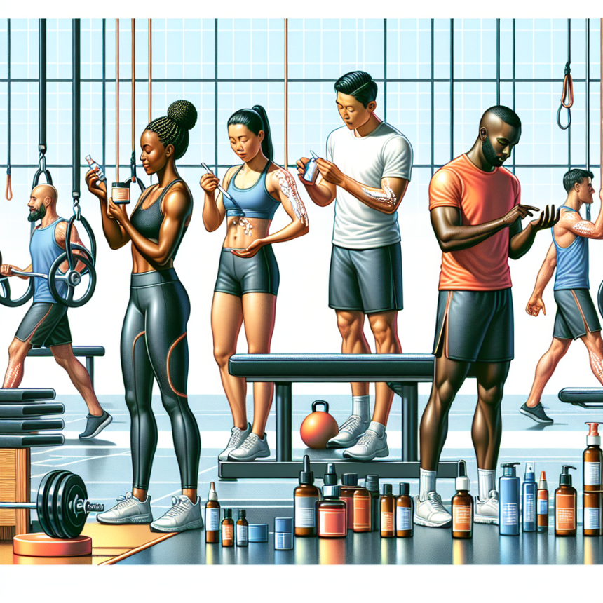 Utilisation de pommades et de gels avant la formation