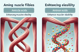 Utilisation des acides aminés pour améliorer l'élasticité musculaire