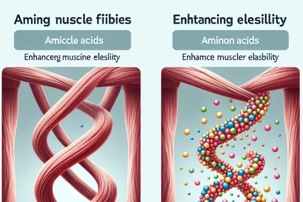 Utilisation des acides aminés pour améliorer l'élasticité musculaire