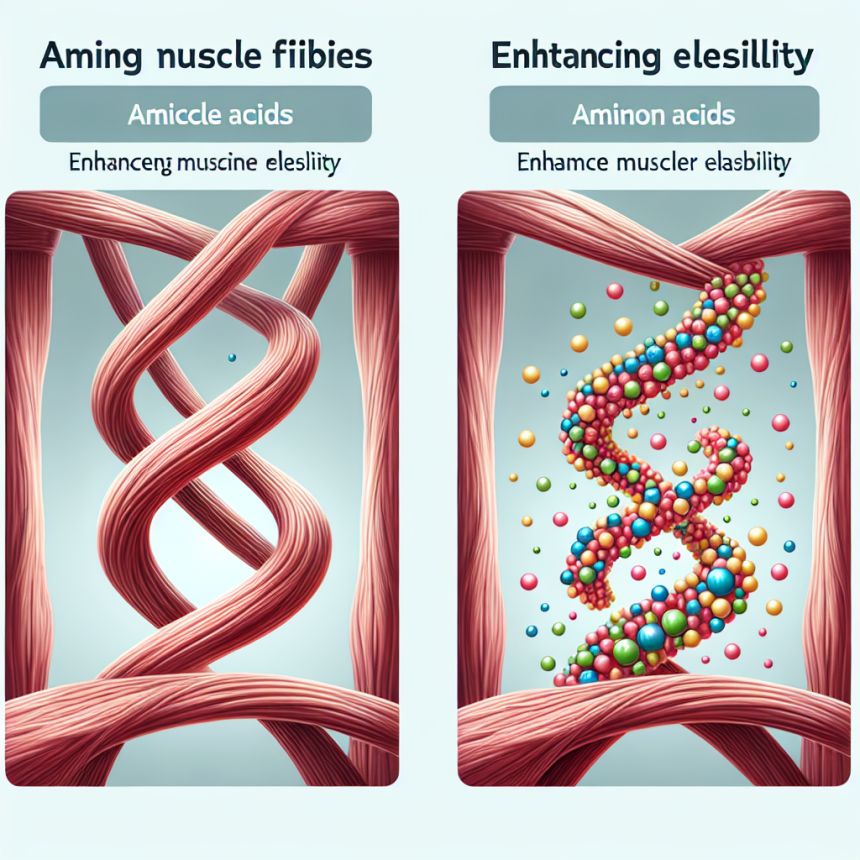 Utilisation des acides aminés pour améliorer l'élasticité musculaire