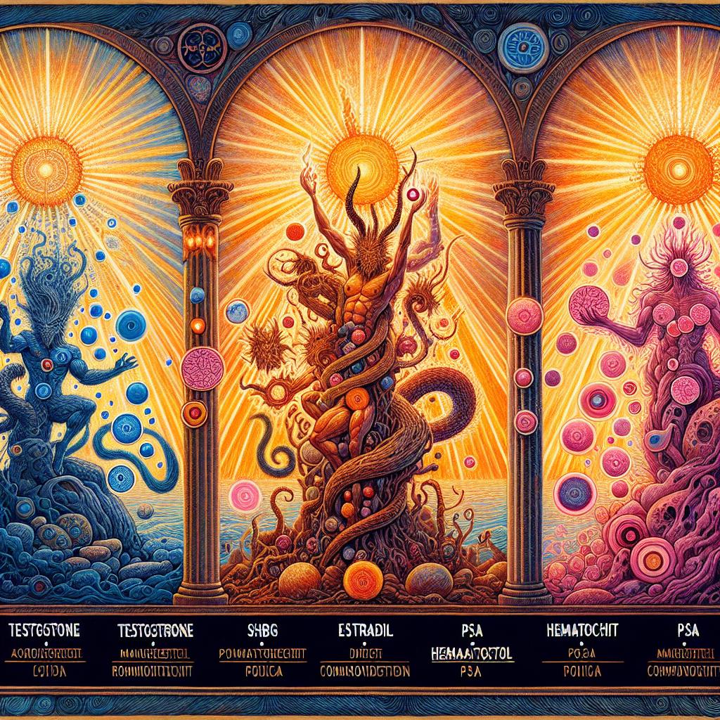 Glossaire TRT : testostérone, SHBG, estradiol, hématocrite, PSA — en termes simples