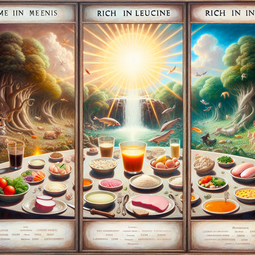 Menus “riches en leucine” : exemples pour la journée